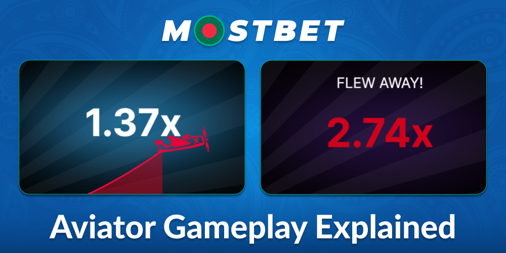 Aviator Mostbet BD gameplay