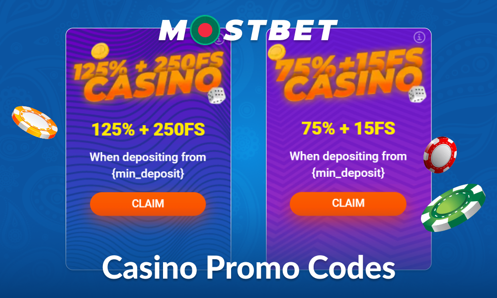 Promo Code for Online Casino at Mostbet Bangladesh